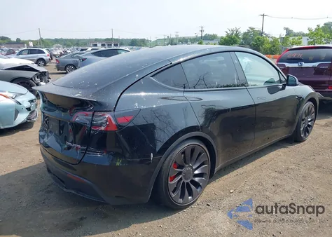 2023 Tesla Model Y Performance Dual Motor All-Wheel Drive from USA, damaged, VIN 7SAYGDEF0PF925203